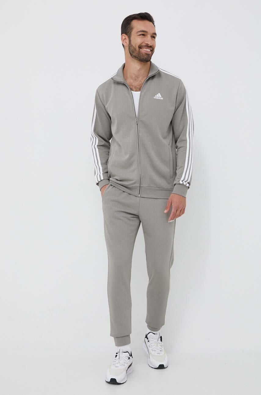 

Спортивний костюм adidas чоловічий колір сірий