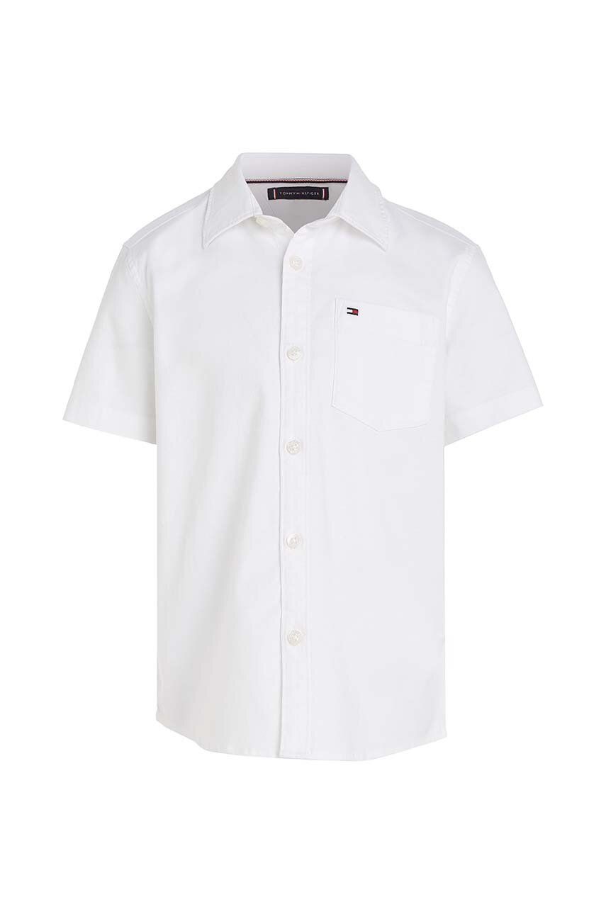 Dětská košile Tommy Hilfiger bílá barva - bílá -  97 % Bavlna