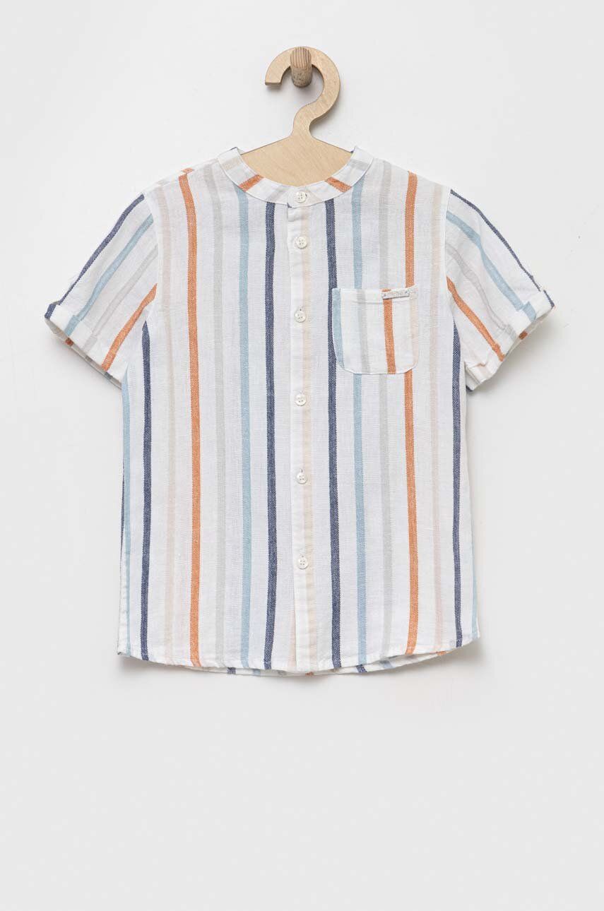 E-shop Dětská košile s příměsí lnu Birba&Trybeyond