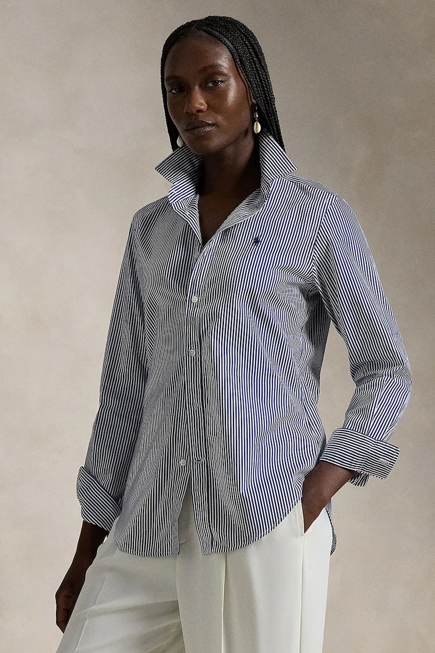 Košile Polo Ralph Lauren dámská, regular, s klasickým límcem, 211891379