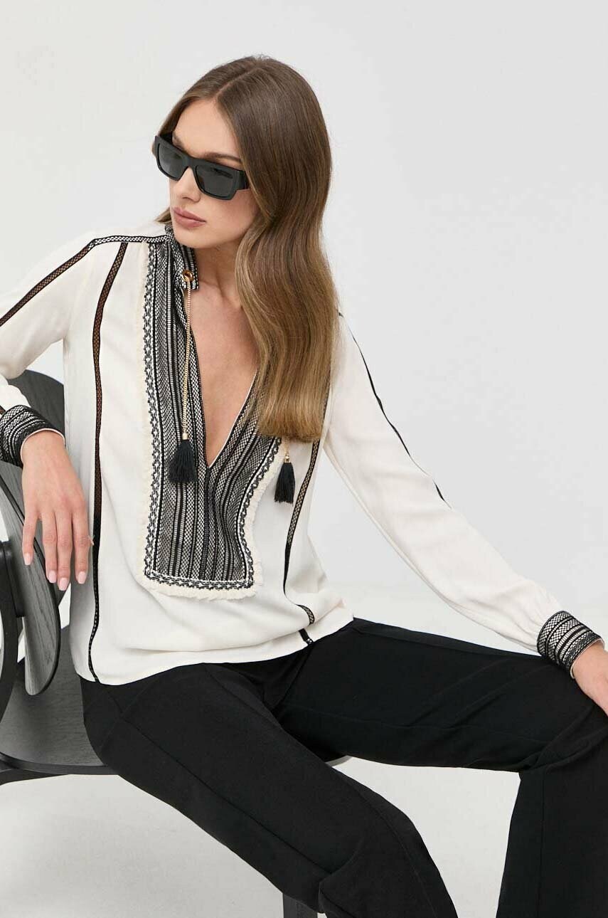 

Блузка Elisabetta Franchi женская цвет бежевый