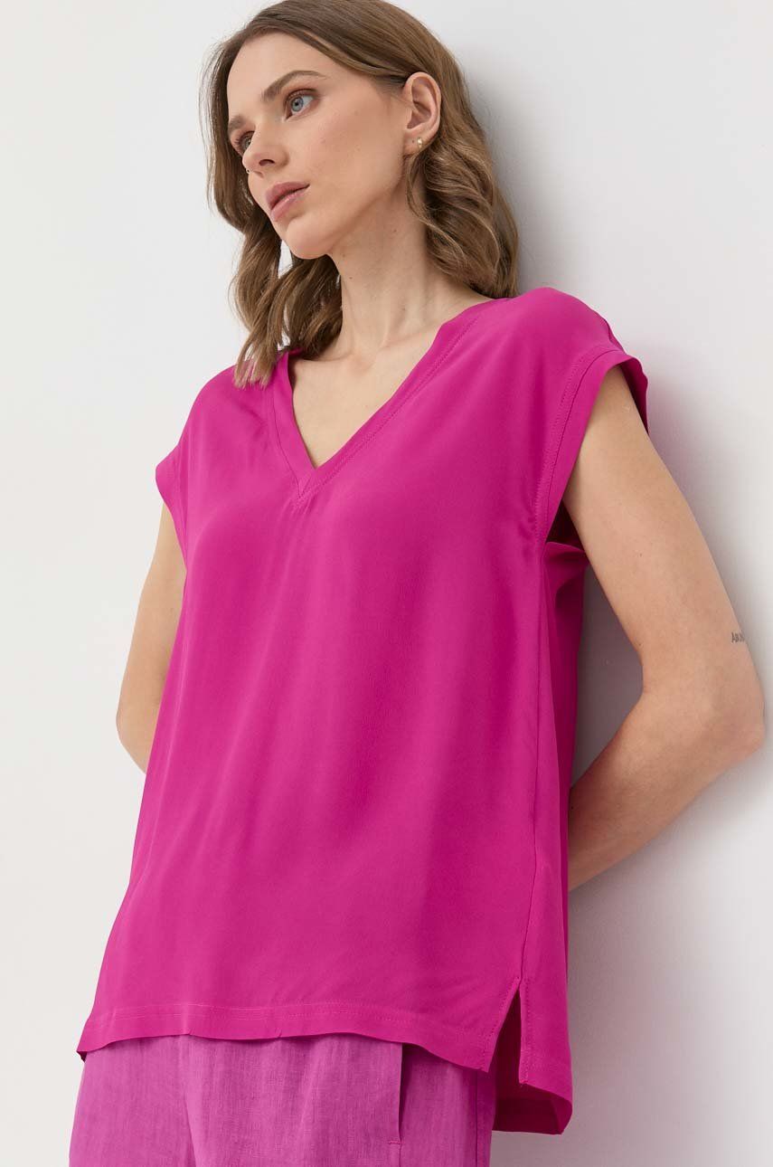 Marella bluza femei, culoarea roz, neted Pret Mic answear.ro imagine noua gjx.ro