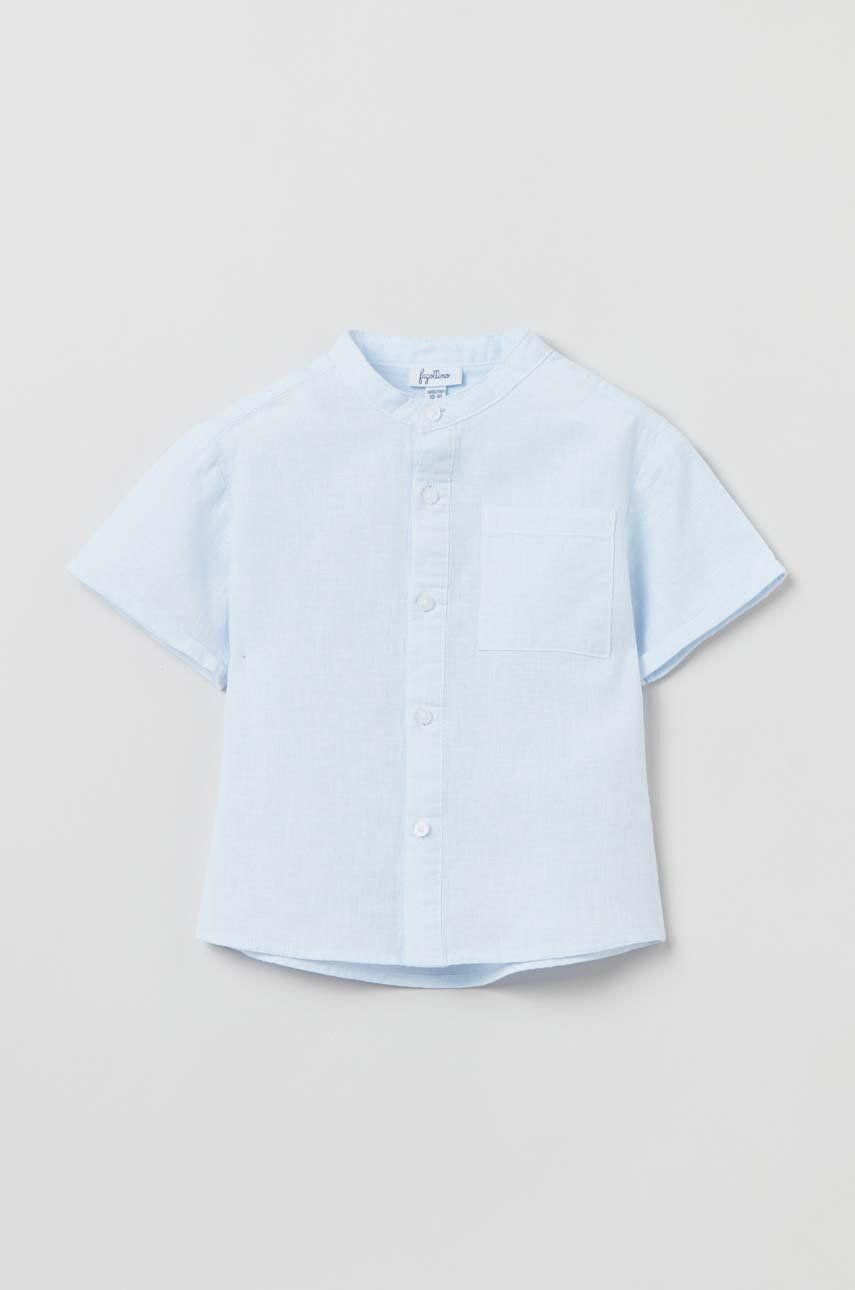 E-shop Kojenecká košile OVS bílá barva