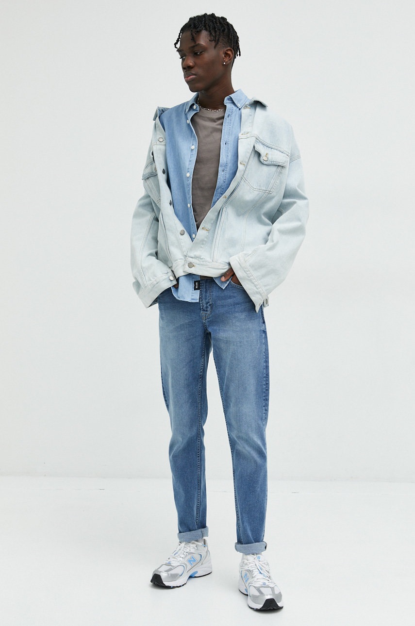 

Джинсова сорочка Only & Sons чоловіча regular комір button-down