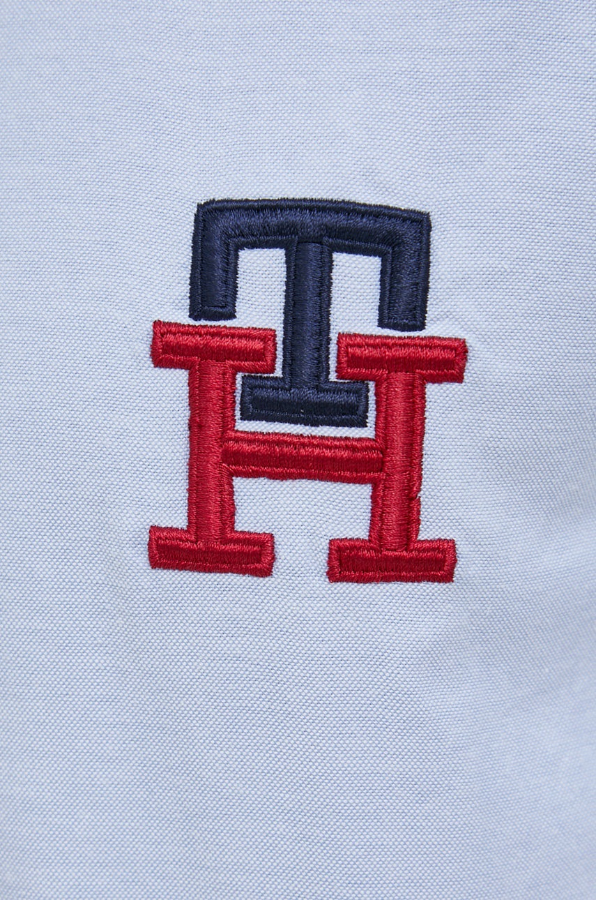 

Хлопковая рубашка Tommy Hilfiger мужская regular воротник button-down