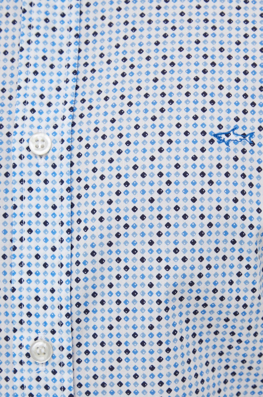 

Бавовняна сорочка Paul&Shark чоловіча колір білий regular комір button-down