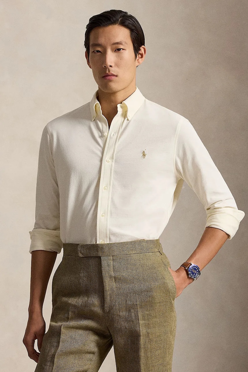 Polo Ralph Lauren cămașă pentru bărbați din bumbac