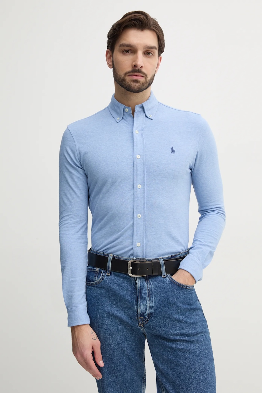 Polo Ralph Lauren Πουκάμισο της σειράς Featherweight Mesh – 710654408 003 White