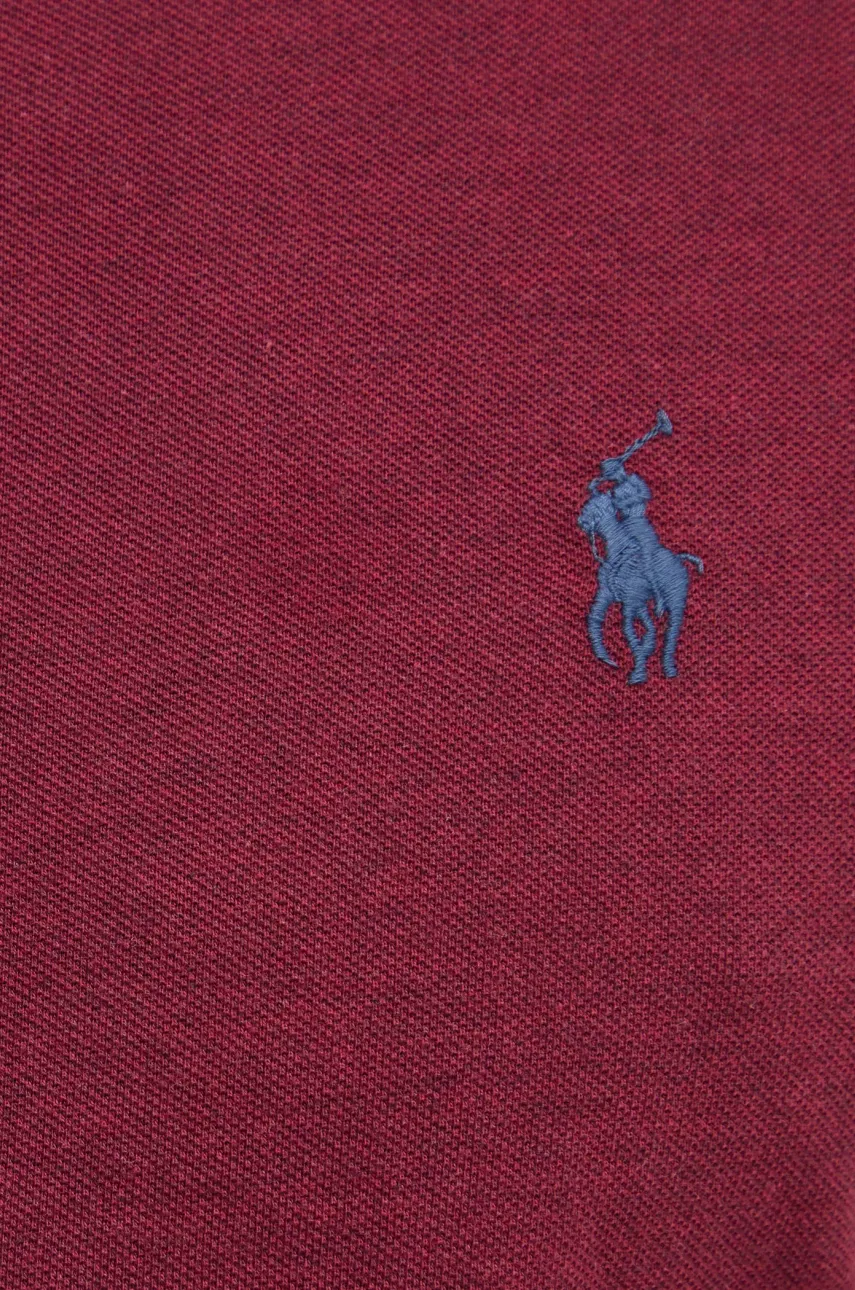 Хлопковая рубашка Polo Ralph Lauren мужская цвет красный regular воротник button-down 710654408 Хлопковая рубашка Polo Ralph Lauren мужская цвет красный regular воротник button-down 710654408