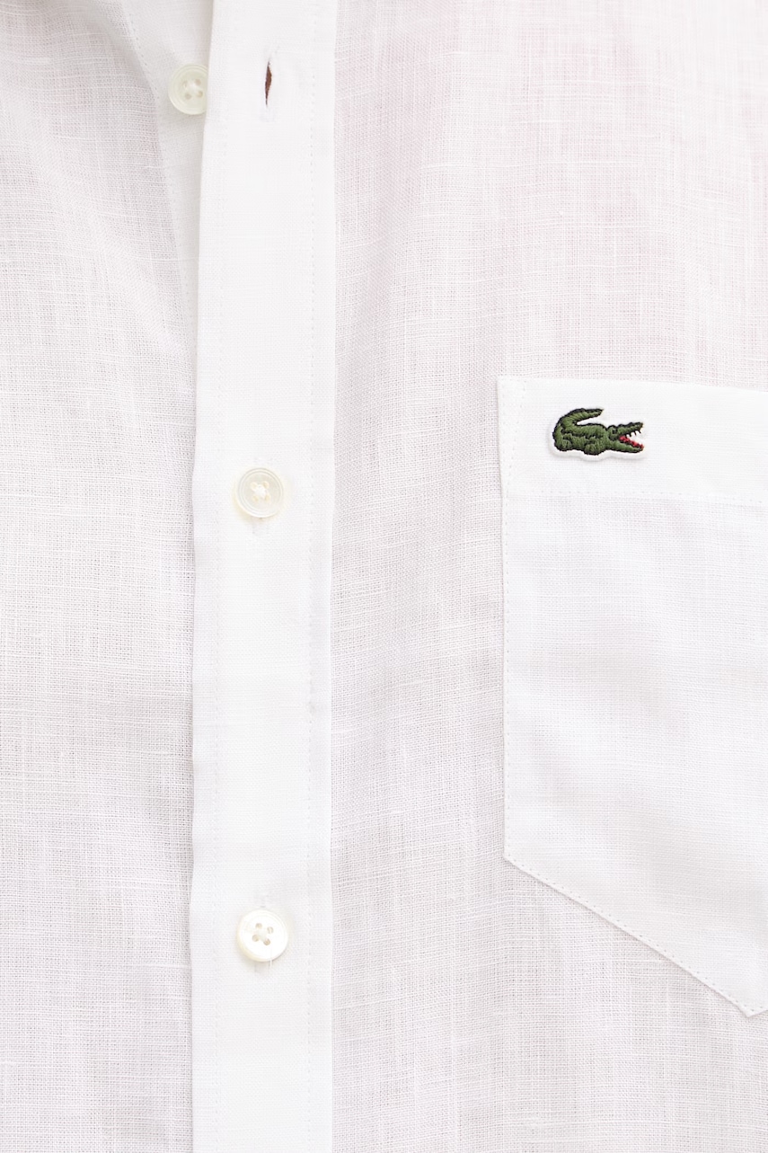 Lacoste košeľa pánska ľanová