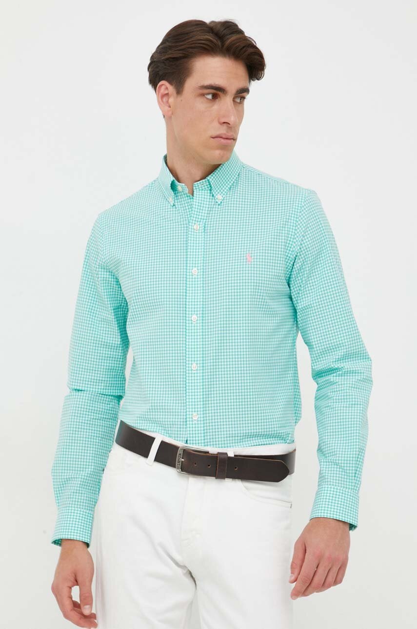 

Сорочка Polo Ralph Lauren чоловіча slim комір button-down