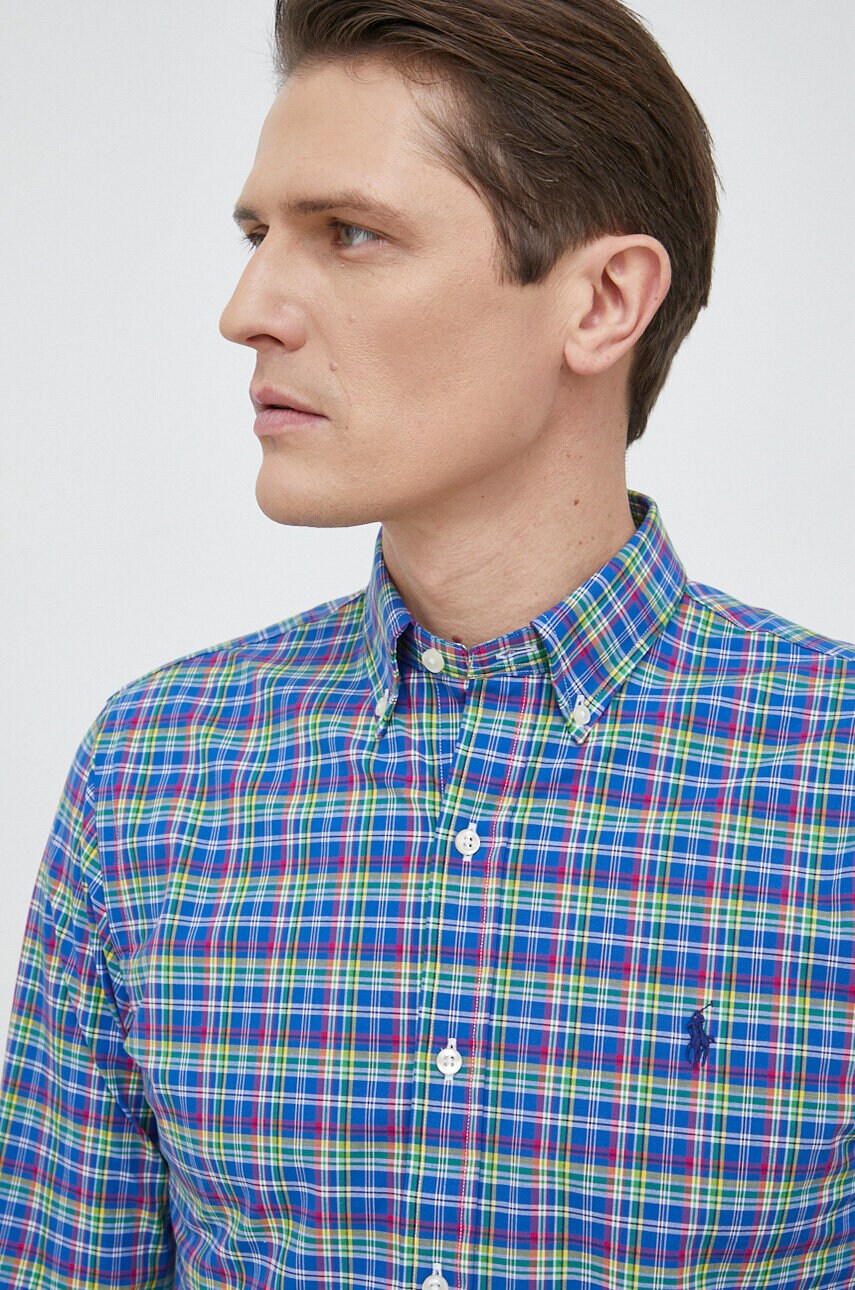 

Рубашка Polo Ralph Lauren мужская slim воротник button-down