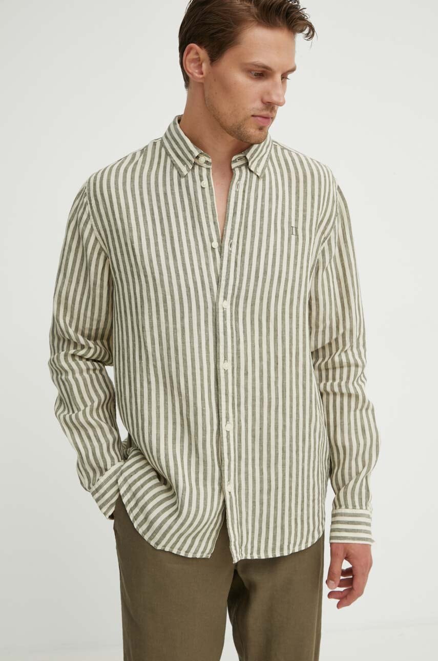 Les Deux camasa de in culoarea bej, regular