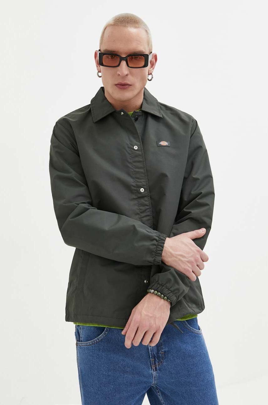 

Куртка Dickies чоловіча колір зелений перехідна