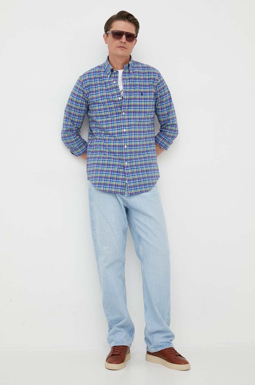 

Рубашка Polo Ralph Lauren мужская regular воротник button-down