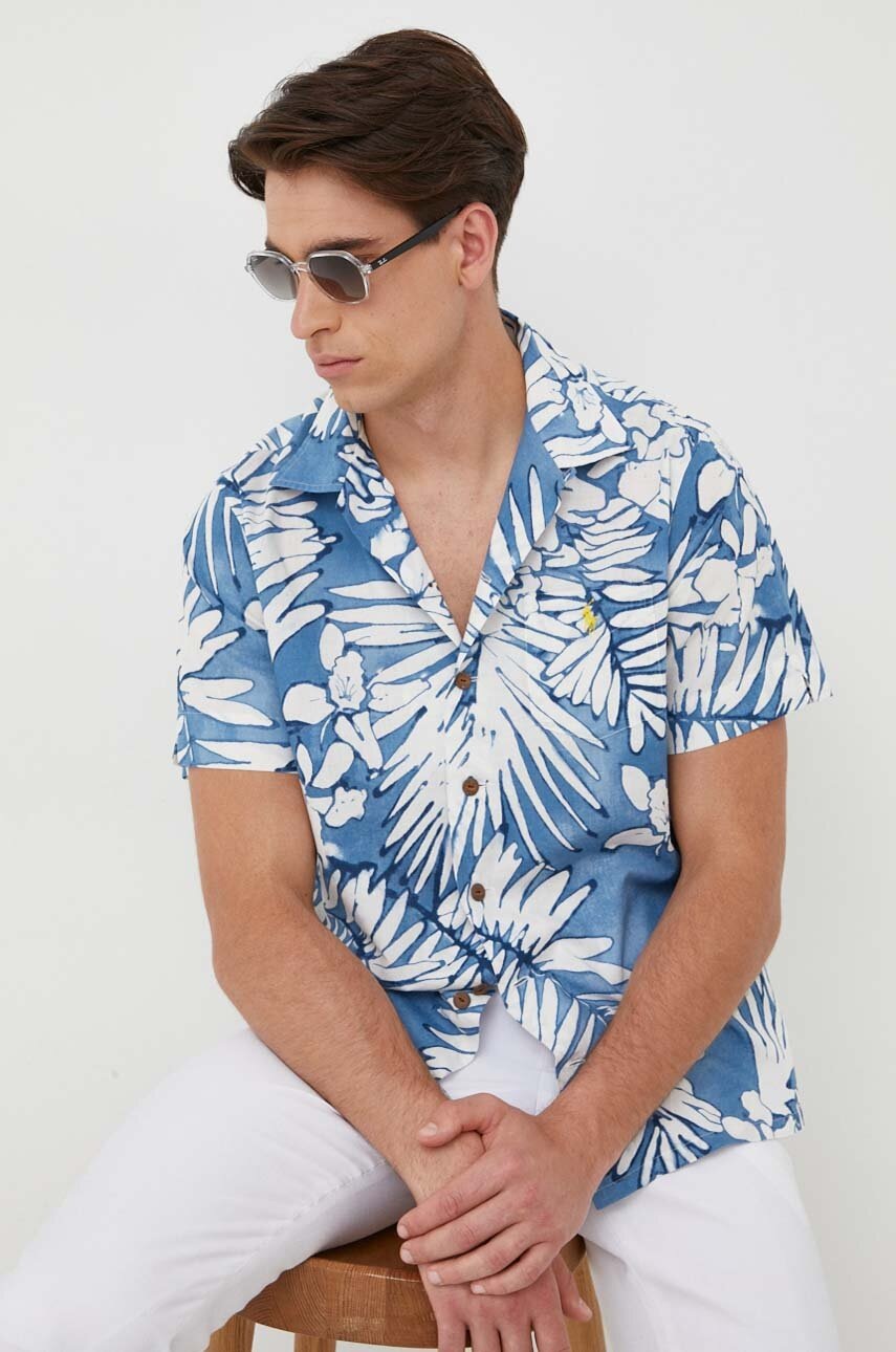 

Сорочка з домішкою льону Polo Ralph Lauren regular