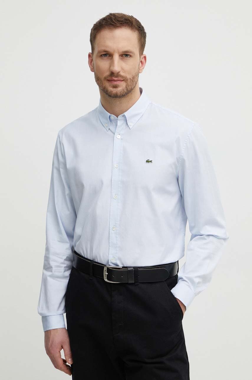 Lacoste camasa din bumbac barbati, cu guler button-down, regular Lacoste camasa din bumbac barbati, cu guler button-down, regular