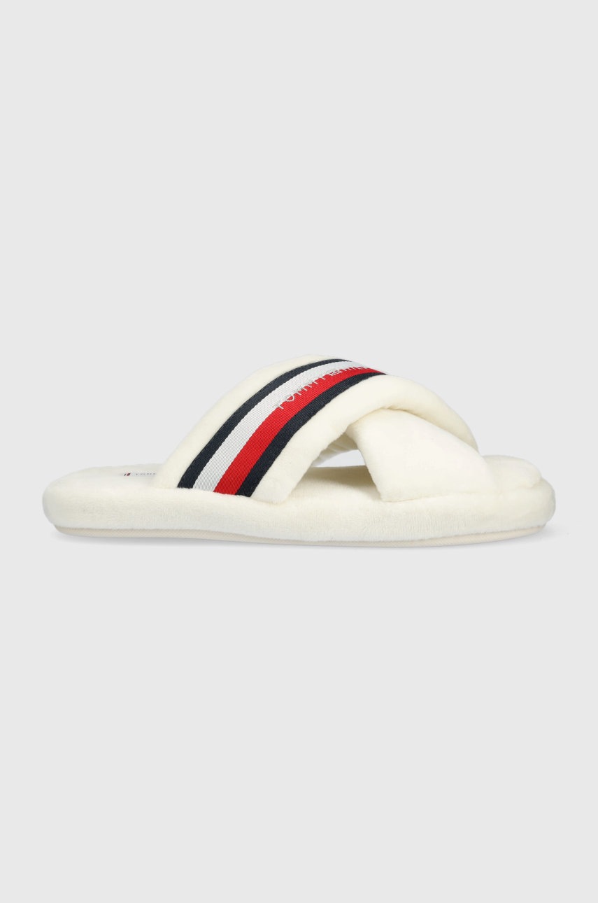 

Пантофи Tommy Hilfiger Comfy Home Slippers With Straps в бежово, Бежов