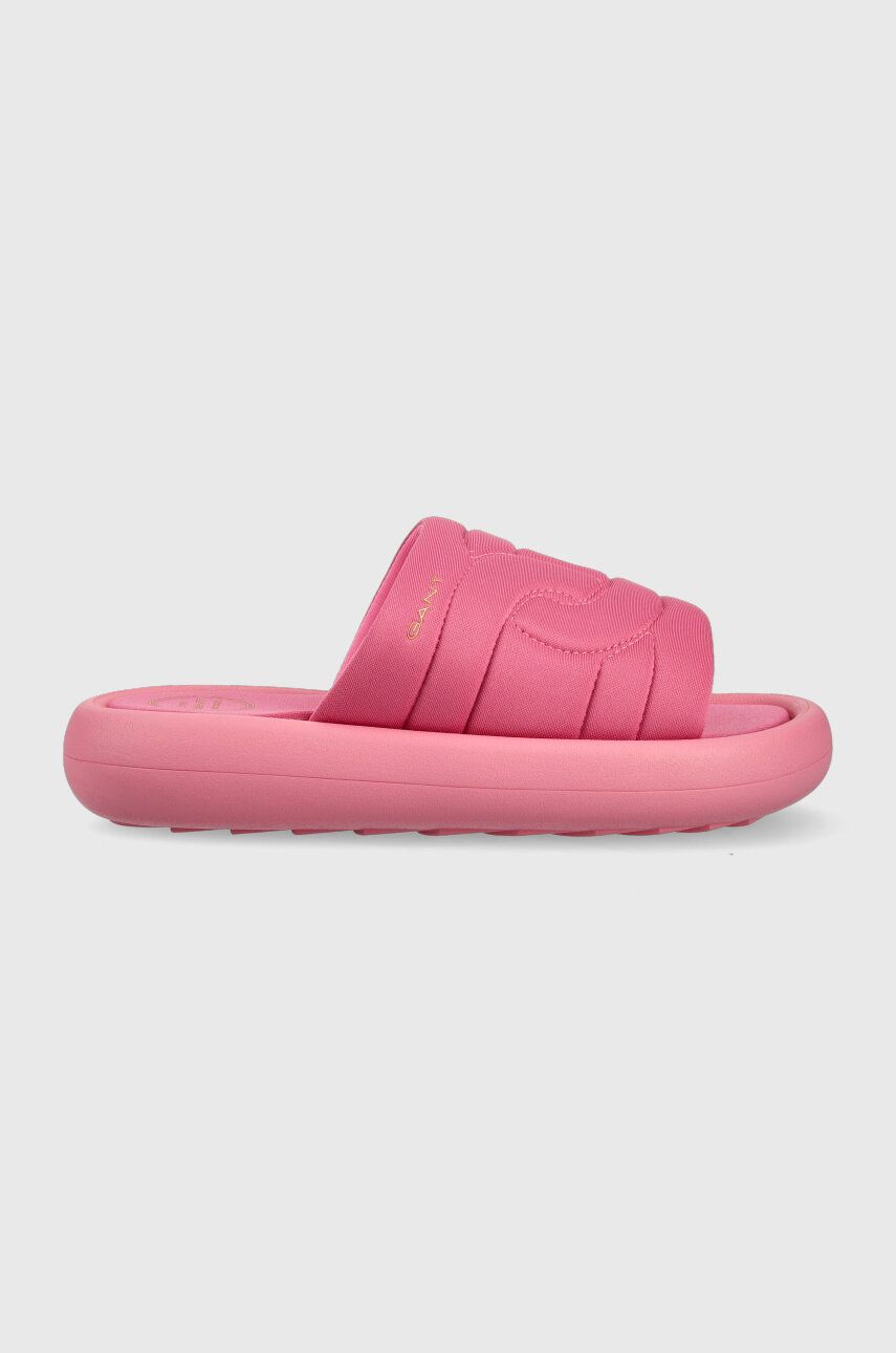 E-shop Pantofle Gant Stayla dámské, růžová barva, na platformě, 26507909.G548