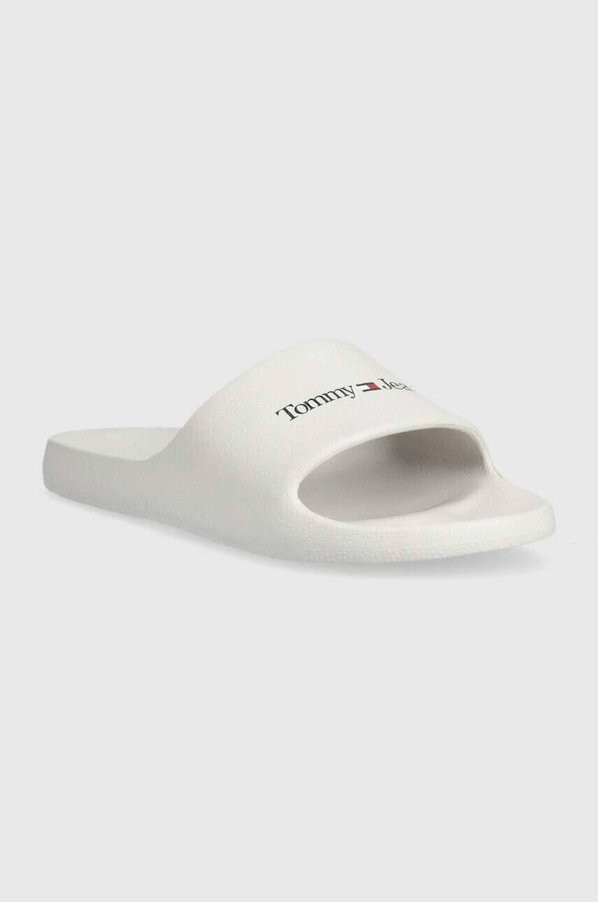 

Шльопанці Tommy Jeans ENTRY POOL SLIDE жіночі колір білий EN0EN02106