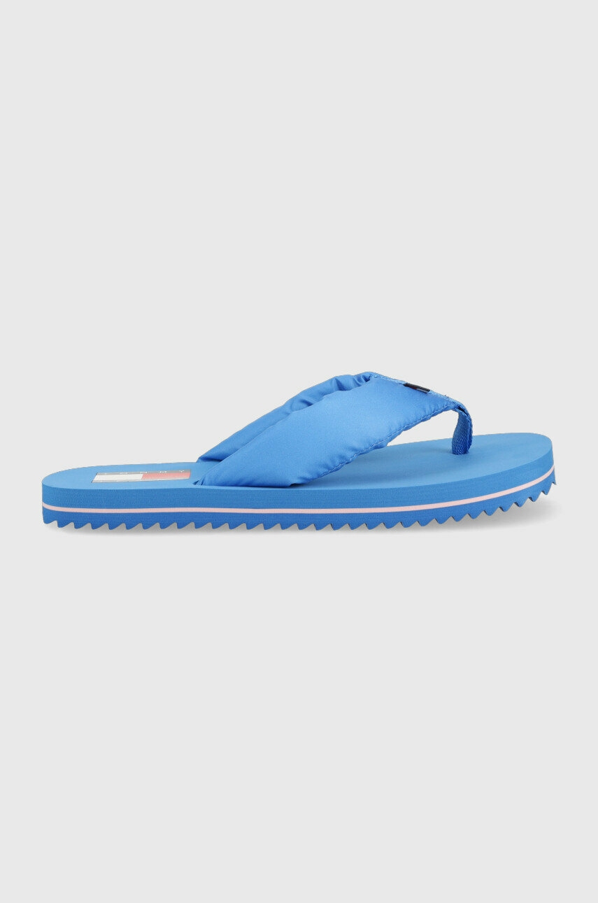 Tommy Jeans slapi FLAG EVA BEACH SANDAL femei, cu toc plat, EN0EN02111