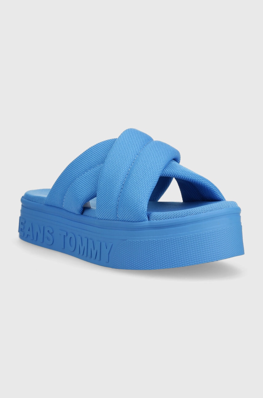 

Шльопанці Tommy Jeans жіночі на платформі EN0EN02116