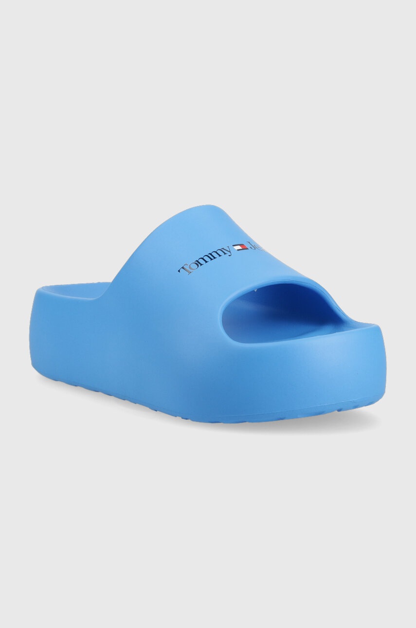 

Шлепанцы Tommy Jeans CHUNKY FLATFORM POOL женские на платформе EN0EN02134