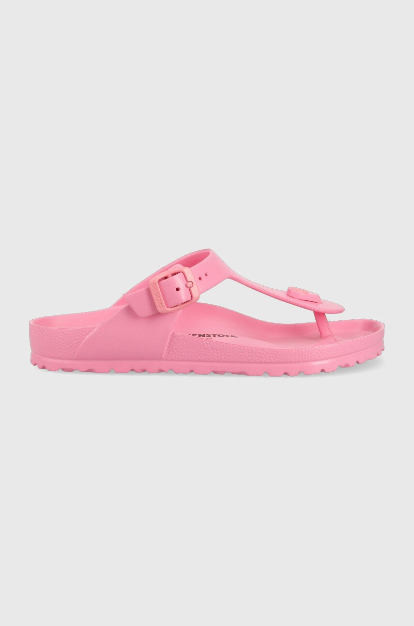 

Джапанки Birkenstock 02382-GIZEH EVA в розово с равна подметка, Розов