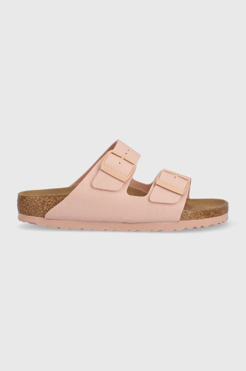 

Шлепанцы Birkenstock ARIZONA RIVET LOGO женские цвет розовый 1021473
