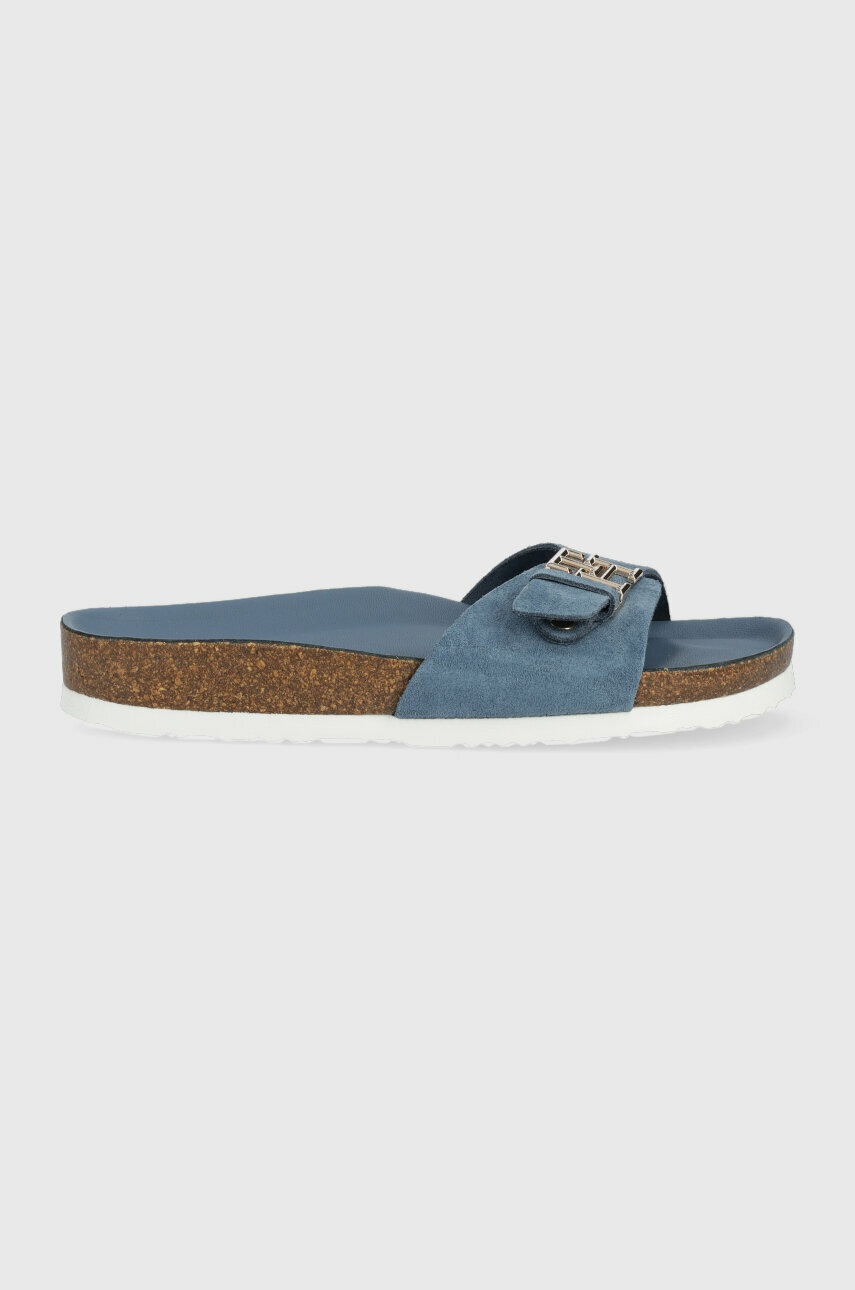 

Замшевые шлепанцы Tommy Hilfiger TH MULE SANDAL SUEDE женские FW0FW07071