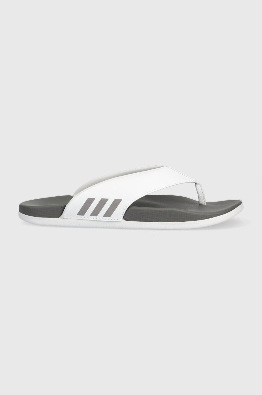 

Джапанки adidas в сиво с равна подметка, Сив