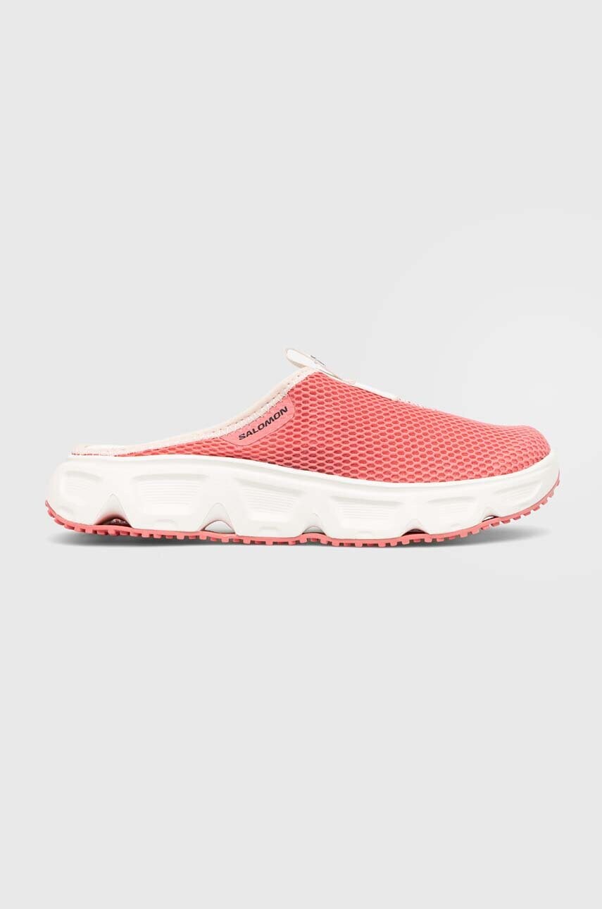 Salomon papuci REELAX SLIDE 6.0 femei, culoarea roz