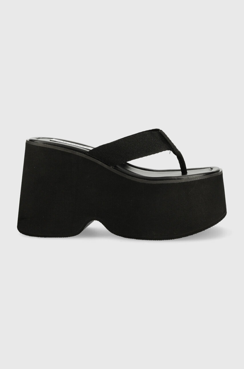 

Вьетнамки Steve Madden Gwen женские цвет чёрный на платформе SM11002392