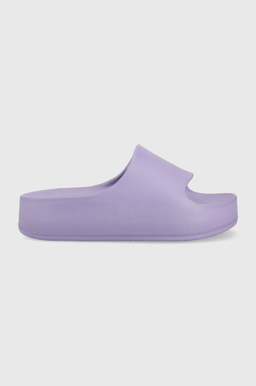 E-shop Pantofle Steve Madden Astro dámské, fialová barva, na platformě, SM11002395