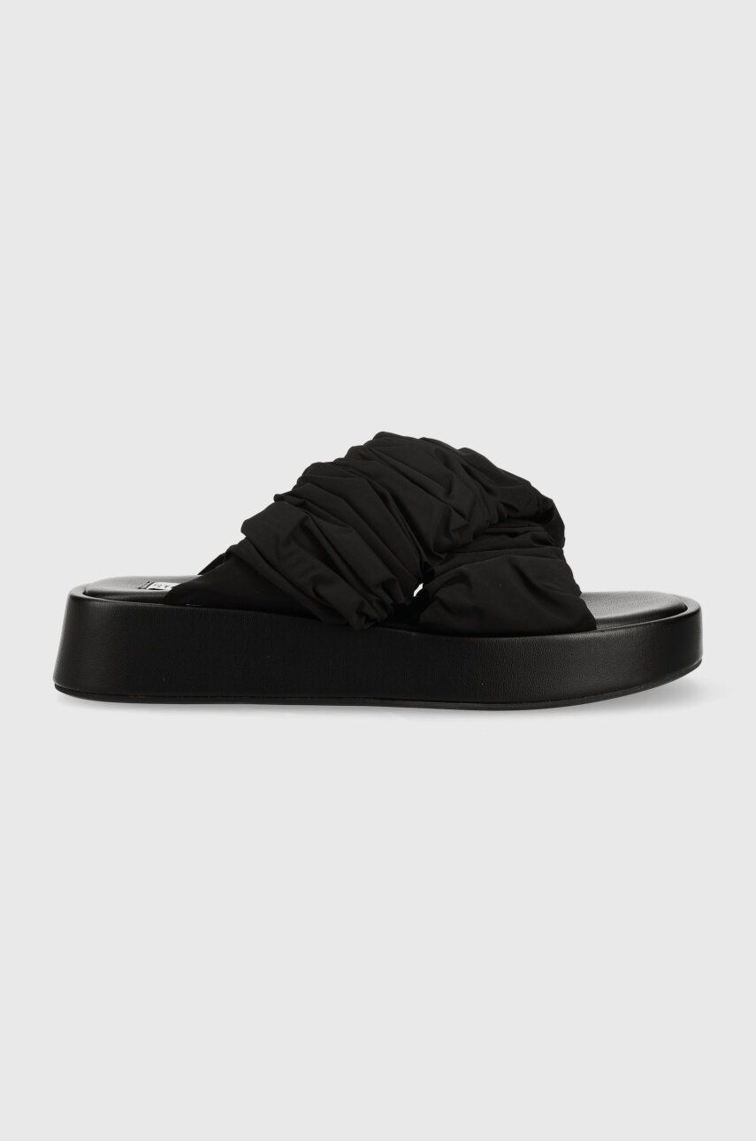 Steve Madden Papuci Bellshore Femei, Culoarea Negru, Cu Platforma, Sm11002439