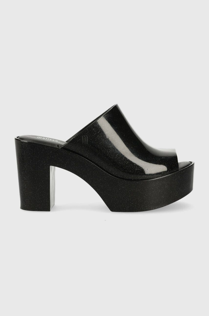 Melissa Papuci Melissa Mule Ad Femei, Culoarea Negru, Cu Toc Drept, M.32233.l349