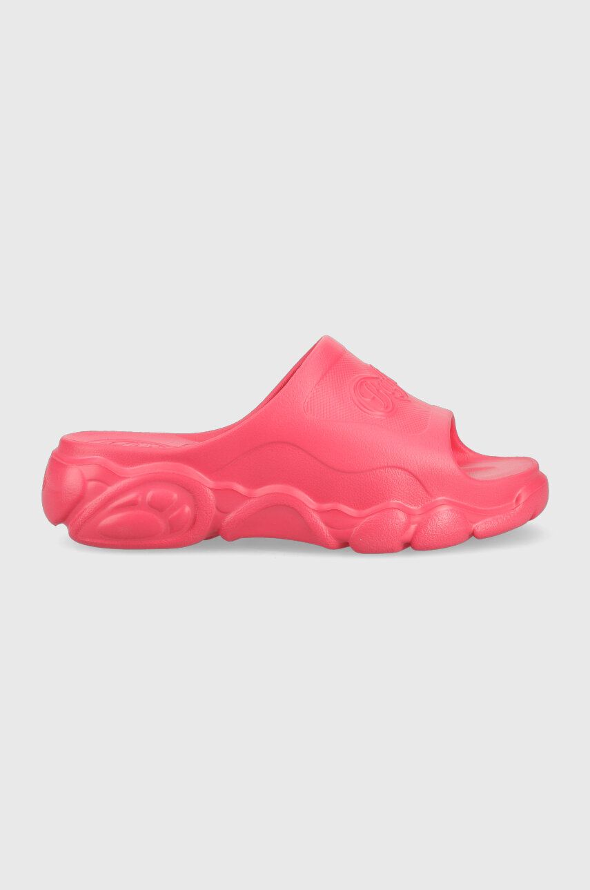 Levně Pantofle Buffalo Cld Slide dámské, růžová barva, na platformě, 1622267