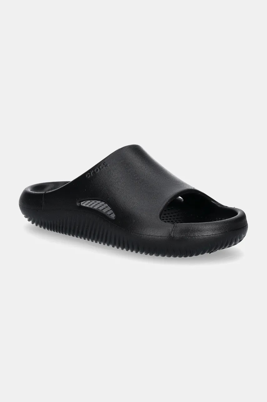 Crocs papuci Mellow Slide femei, culoarea negru 208392 Crocs papuci Mellow Slide femei, culoarea negru 208392