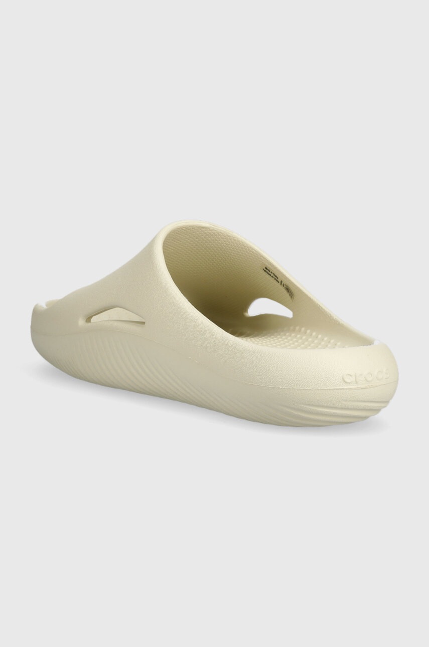 Παντόφλες Crocs Mellow Slide Mellow Slide χρώμα: μπεζ, 28392 IC0434 208392 φωτογραφία