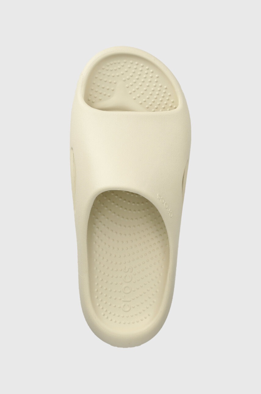 Παντόφλες Crocs Mellow Slide Mellow Slide χρώμα: μπεζ, 28392 IC0434 208392 φωτογραφία