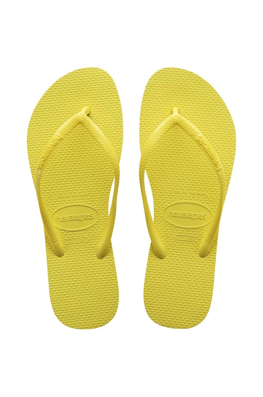 

Джапанки Havaianas SLIM в жълто с равна подметка 4000030.1732, Жълт