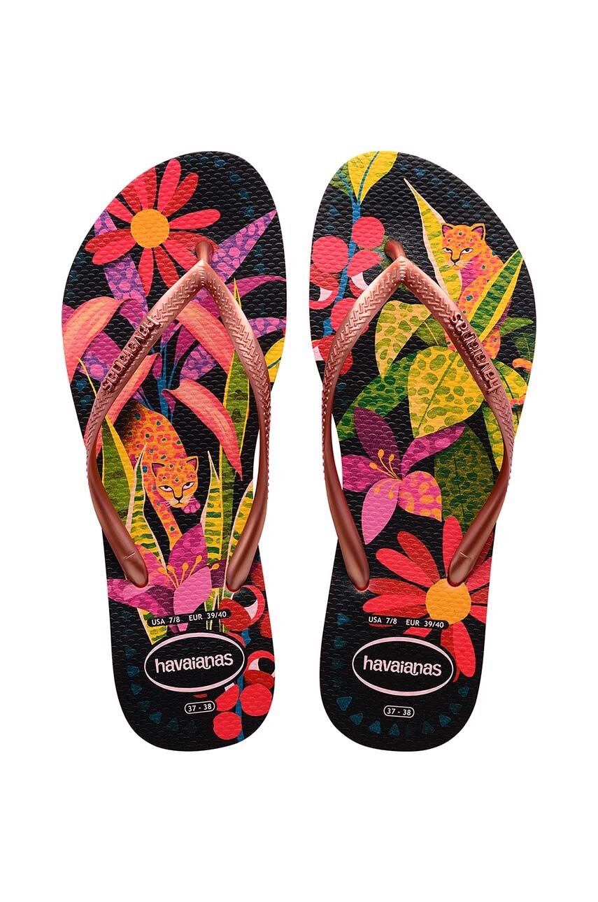 

Джапанки Havaianas SLIM TROPICAL с равна подметка 4122111.1256, Многоцветен
