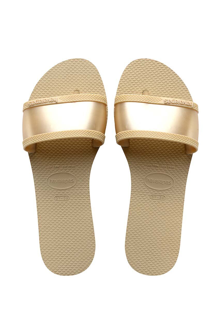 Levně Pantofle Havaianas YOU ANGRA dámské, béžová barva, 4147238.0154