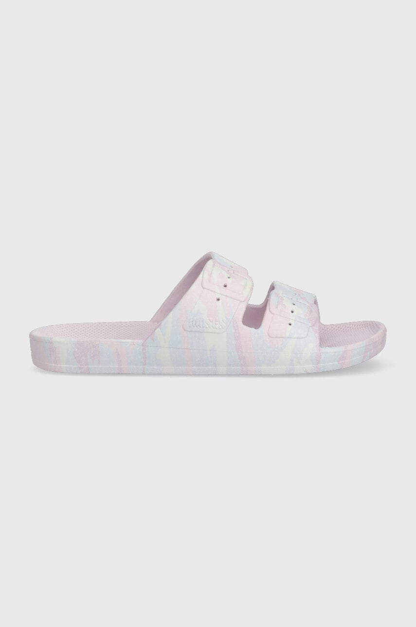 Freedom Moses papuci CAMO PARMA femei, culoarea violet, FM.CMPR