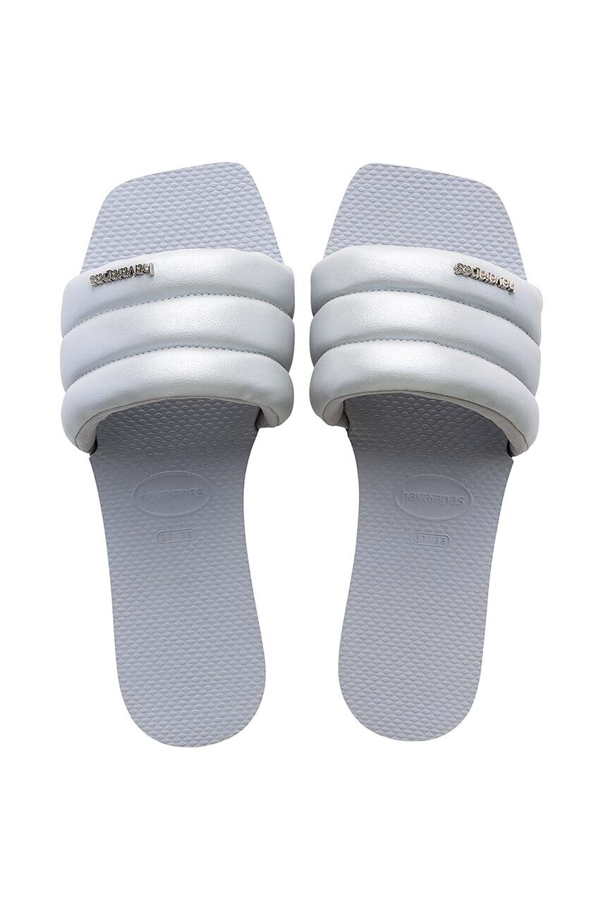 

Чехли Havaianas YOU MILAN METALLIC в сребристо 4148336, Сребърен