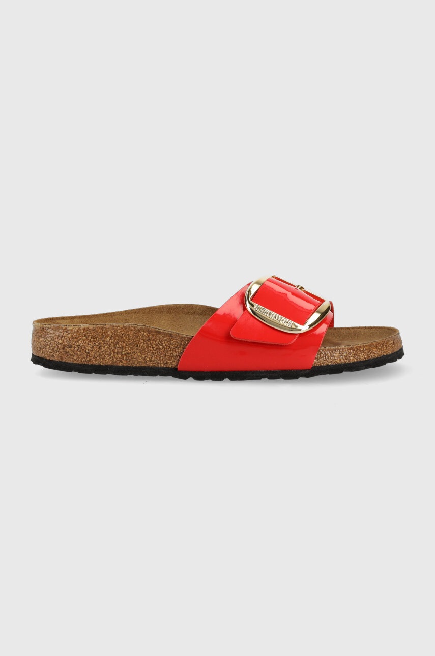 

Шлепанцы Birkenstock Madrid Big Buckle женские цвет красный Madrid BB