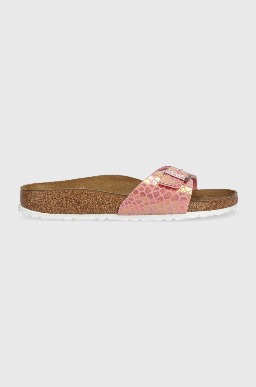 

Шльопанці Birkenstock 1025861 жіночі колір рожевий Madrid