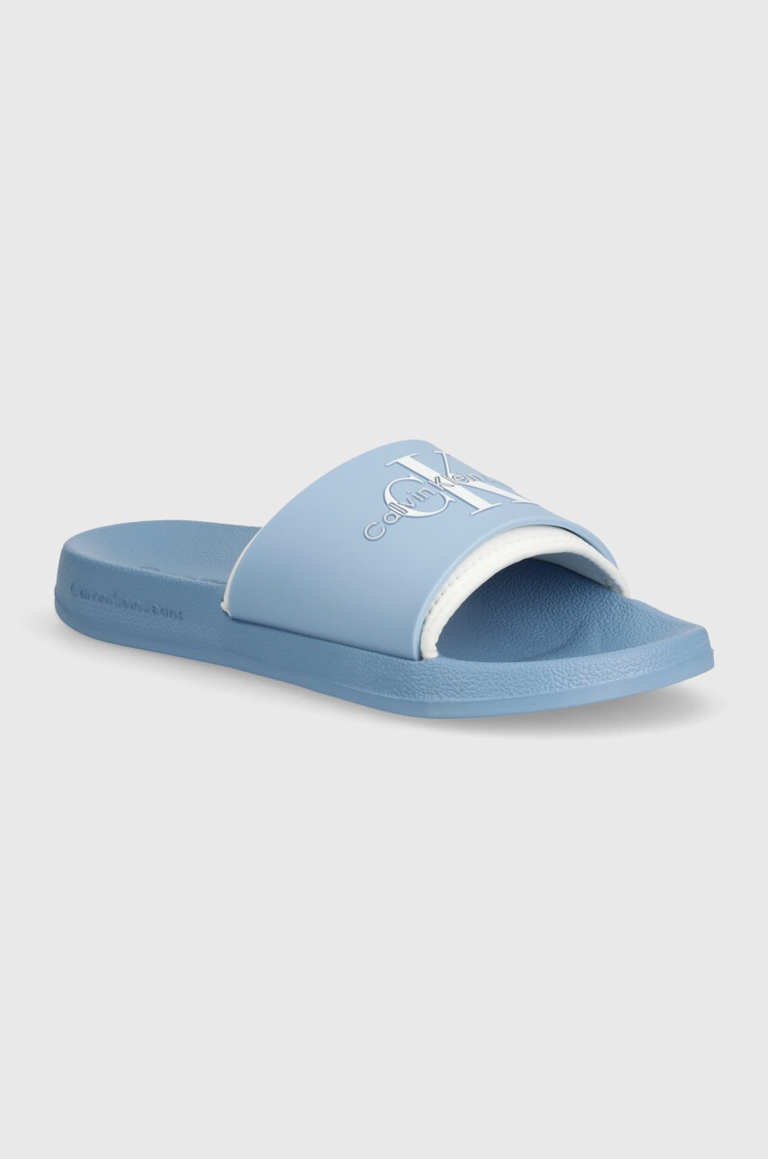 

Чехли Calvin Klein Jeans SLIDE MONOGRAM TPU в синьо YW0YW00585, Син
