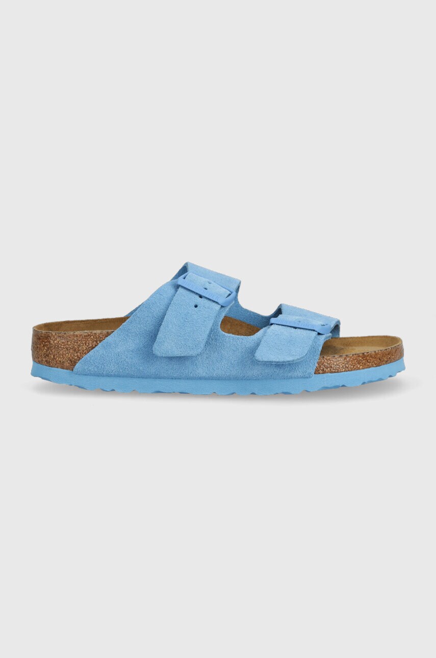 

Замшеві шльопанці Birkenstock Arizona жіночі 1024066-blue