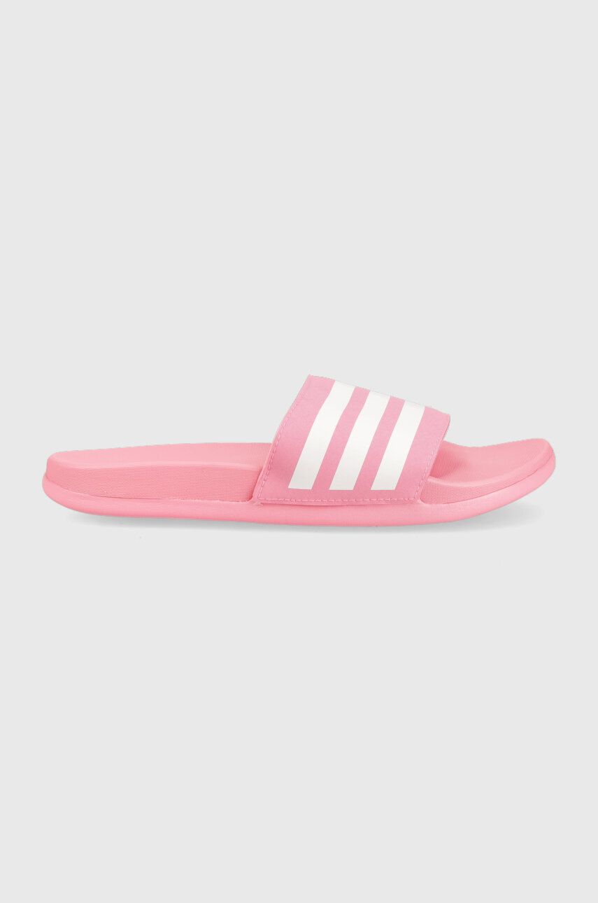 adidas slapi copii ADILETTE COMFORT K culoarea roz